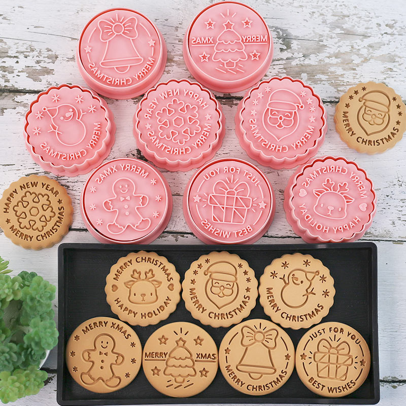 卡通圣诞节饼干模具烘焙翻糖