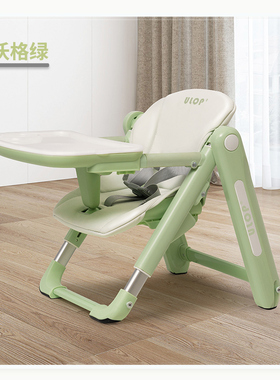 ULOP优乐博宝宝小餐椅可折叠餐桌增高椅儿童简约外出户外野餐椅
