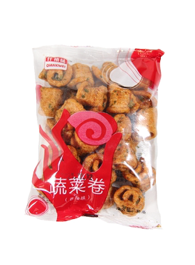 河南特产小吃香葱蔬菜卷锅巴