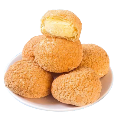 冰淇淋味爆浆泡芙爆款解馋小零食