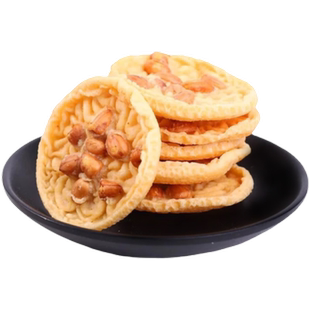 江西特产零食小吃月亮巴粑豆巴子赣州花生巴赣南客家豆饼油炸锅巴