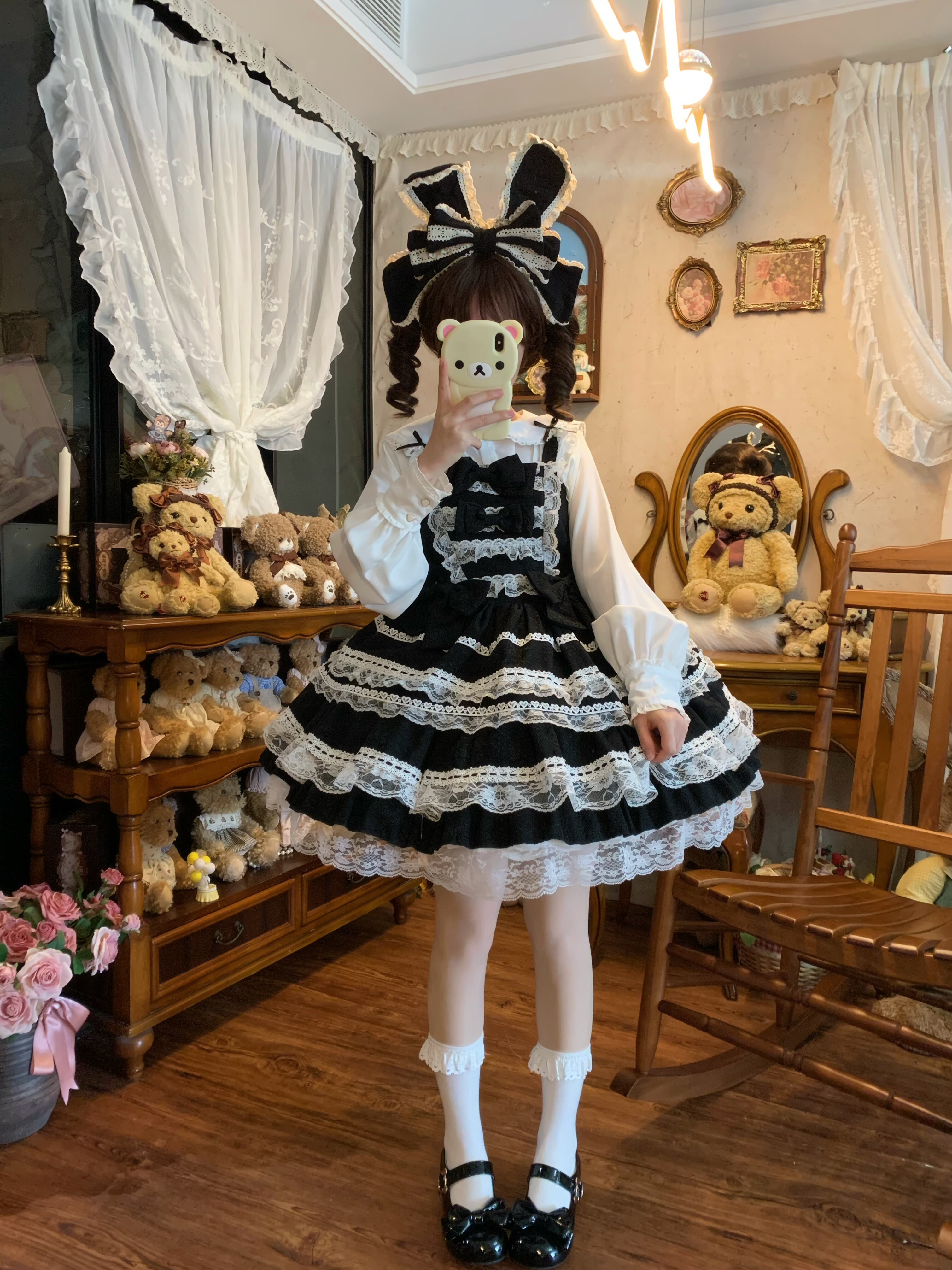 【天使之翼】YoYo酱原创设计Lolita洋装doll感jsk吊带连衣裙夏季