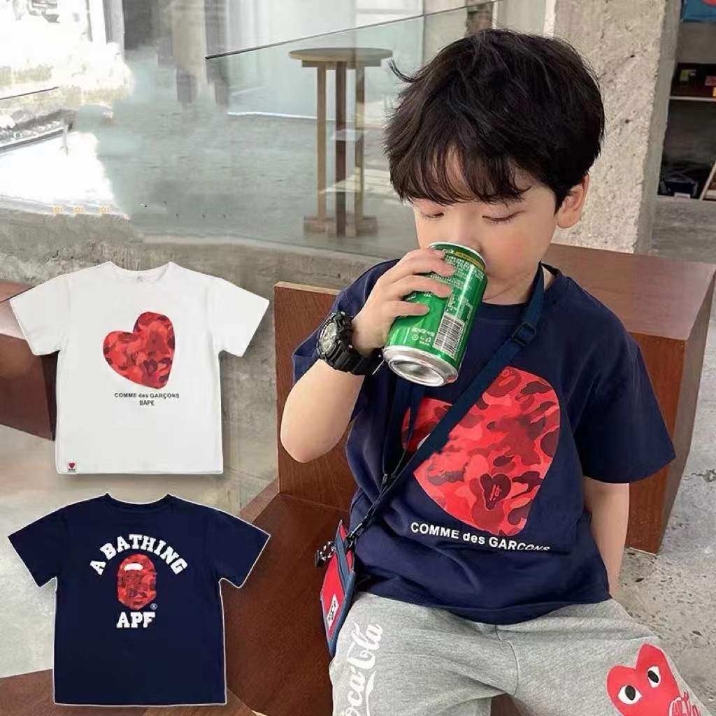 22夏季新款日系潮童装休闲短袖