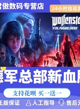 Steam PC正版 游戏 德军总部：新血脉 Wolfenstein: Youngblood 君傲数码