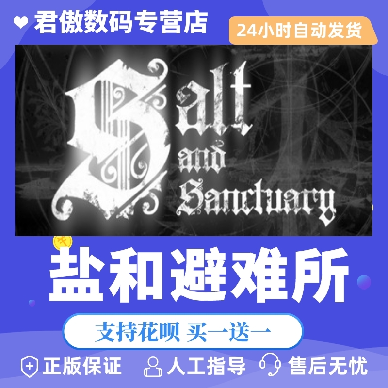 Steam PC正版 游戏  盐和避难所 Salt and Sanctuary 君傲数码 电玩/配件/游戏/攻略 STEAM 原图主图