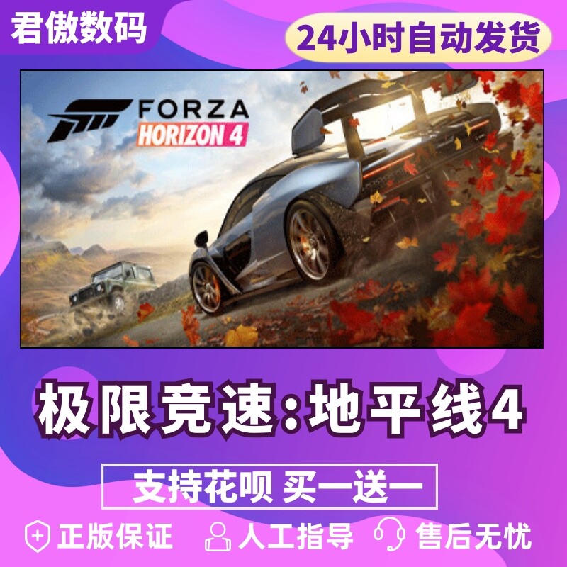 Steam PC正版 游戏 极限竞速：地平线 4 拟真 街机 竞速 开放世界 多人 驾驶 全新成品号属于什么档次？