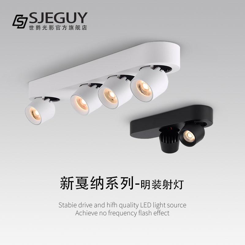 led明装射灯单头双头多头