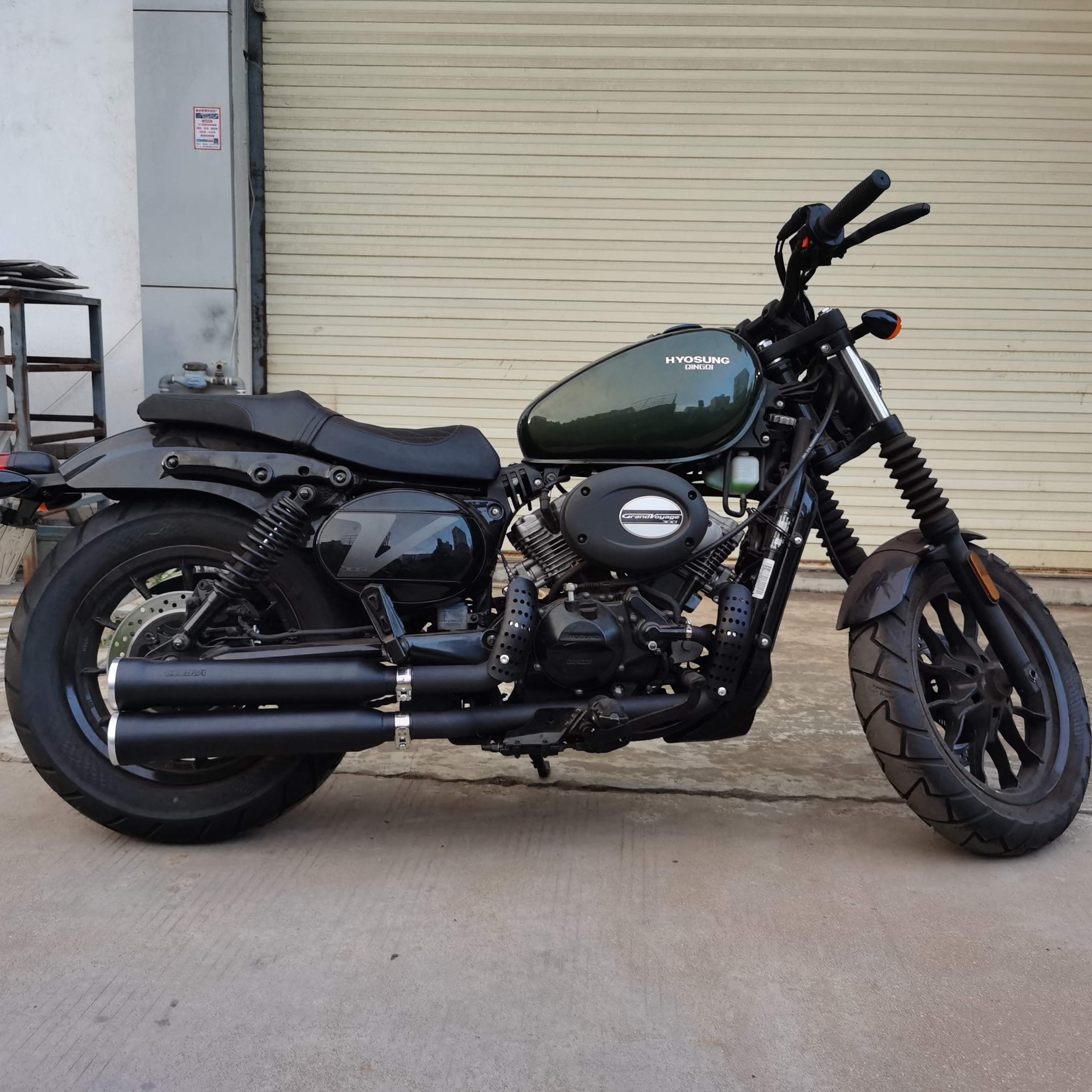 GV300改装排气管直排马蹄声