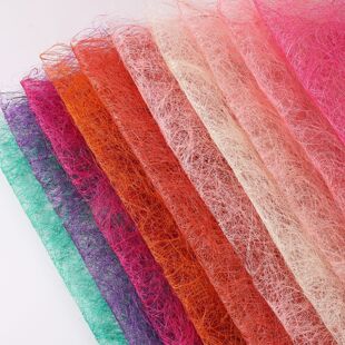 竹纤维麻丝纸手工纸鲜花束包装花店资材创意包花纸diy花艺材料