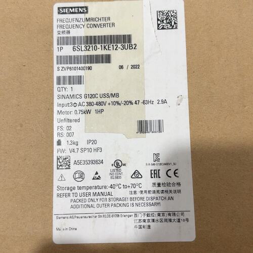 议价6SL3210-1KE12-3UB2,可维修