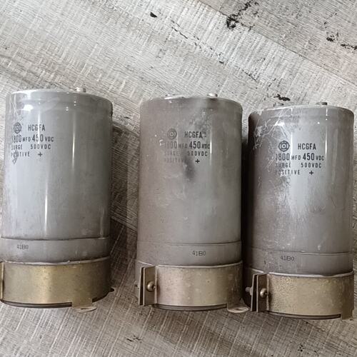 议价HCGFA 1800uF 450V 电解电容，耐用稳定。每个可维修