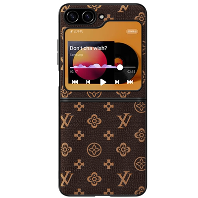 三星ZFlip5真皮高档手机壳