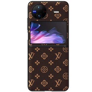 匠恒适用vivoxflip手机壳vivo x flip折叠屏保护套xflip新品真皮防摔高档高级感外壳vivoxfilp男女情侣款老花