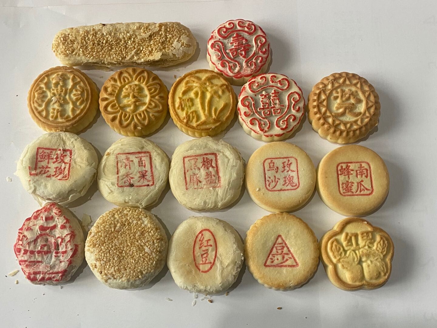 天津特产大桥道白皮糕点500g枣泥豆沙百果传统老八件木糖醇无糖