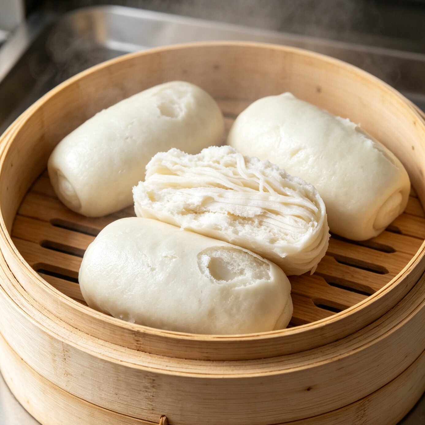 天津特产银丝卷500g*10三包装速冻面食早餐馒头夹心