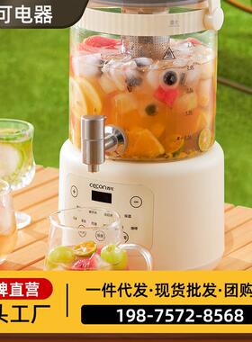 西大容量养生壶炖煮一体煮茶壶烧水壶家用多功能花茶壶花可茶桶酒