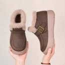 老北京布鞋老北京布鞋时尚休闲雪地靴加绒加厚保暖棉鞋防滑厚底