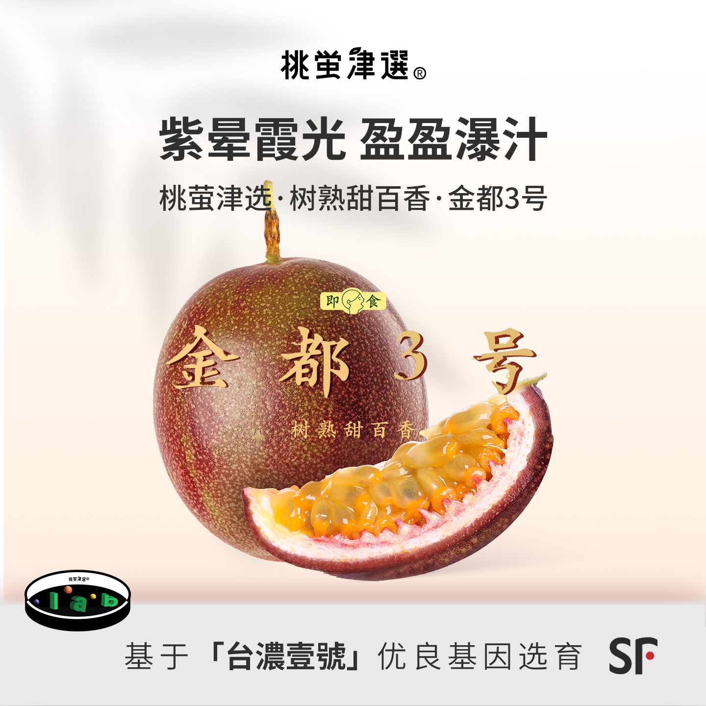 即食甜百香！新品金都3号礼盒装