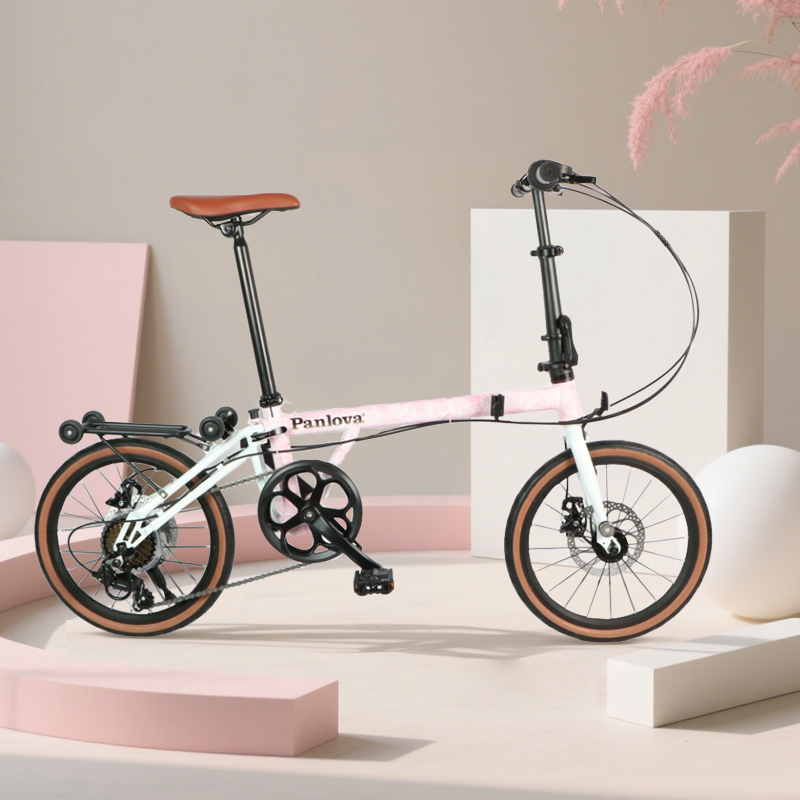 16寸三折疊自行車雙碟剎