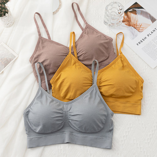 大码纯棉无钢圈聚拢无痕美背内衣