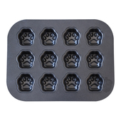 创意猫爪马芬小蛋糕烘焙烤盘硅胶模具家用亲子烘焙工具diy猫掌