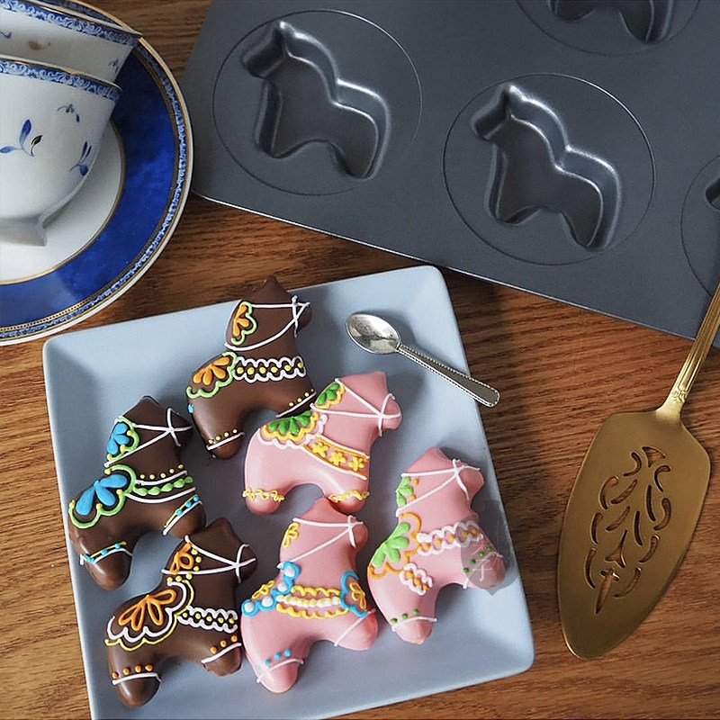 可爱小马驹蛋糕模具北欧风卡通动物玛德琳费南雪不粘烤盘磅蛋糕模,厨房/烹饪用具,烘焙模具,淘宝优惠券,粉丝福利购,淘宝优惠卷
