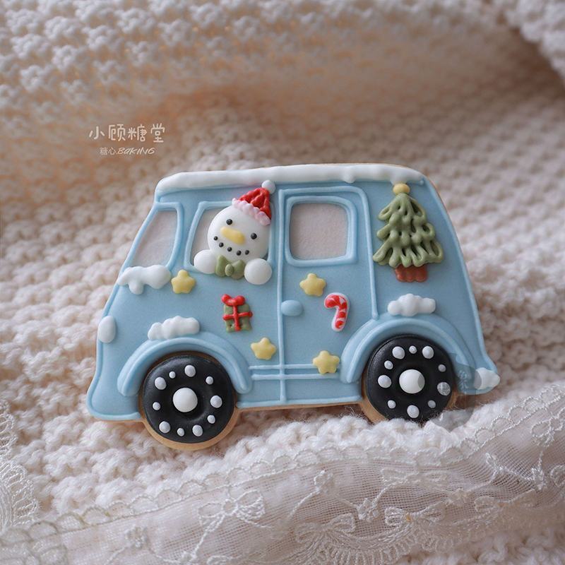 ins风创意卡通交通工具饼干模具