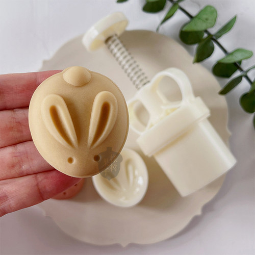 50g网红辅食小兔子糕点模月饼模