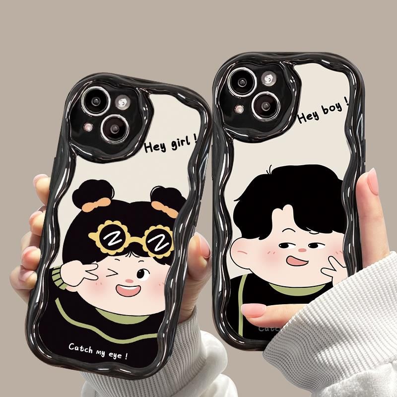 比耶手机壳情侣适用男女孩苹果16pro华为pura80/iPhone15Promax小米14/vivo周边OPPO/13/12/11/x荣耀红米同款