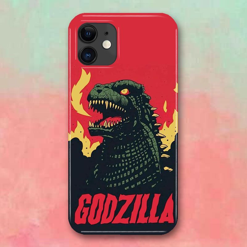 怪兽哥斯拉手机壳日系适用插画苹果16pro华为pura80/iPhone15Promax小米14/vivo周边OPPO/13/12/11/x荣耀红米