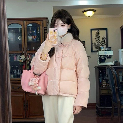 新中式国风盘扣羽绒棉服棉袄