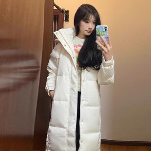 小众炸街加厚外套 高级感法式 90白鸭绒中戏羽绒服女2025秋冬季 新款