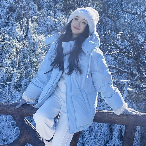 炸街宽松显瘦加厚羽绒棉服