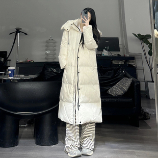 高级感过膝加厚奶呼呼外套 新款 超显瘦长款 保命羽绒服女2025秋冬季