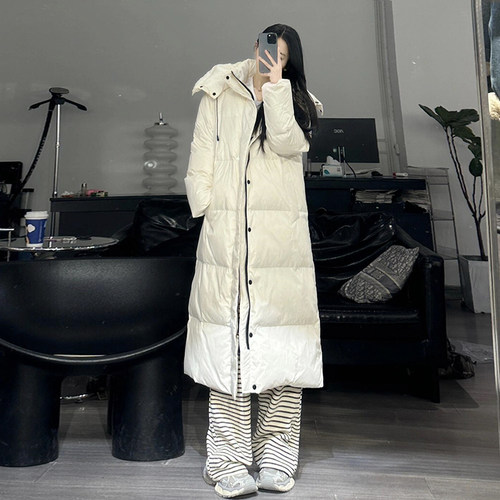 超显瘦长款保命羽绒服外套
