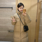 90白鸭绒长款 显瘦过膝外套 高级感宽松韩版 羽绒服女2025秋冬季 新款