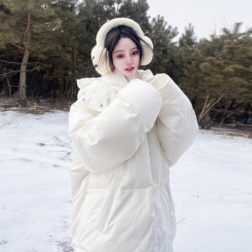 保命女神范加厚羽绒棉服外套