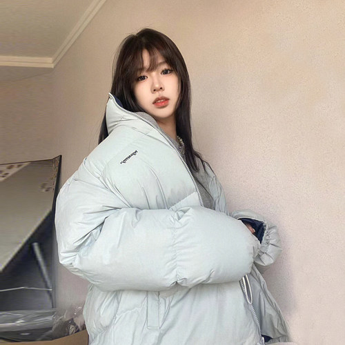 90白鸭绒羽绒服女加厚短款外套