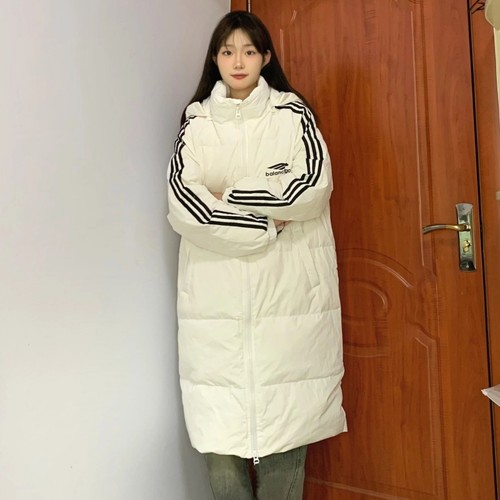 90白鸭绒三杠学生羽绒服外套