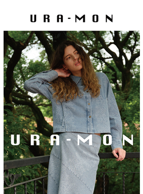 【URA-MON&超模陈静颐】｜鳞纹牛仔外套