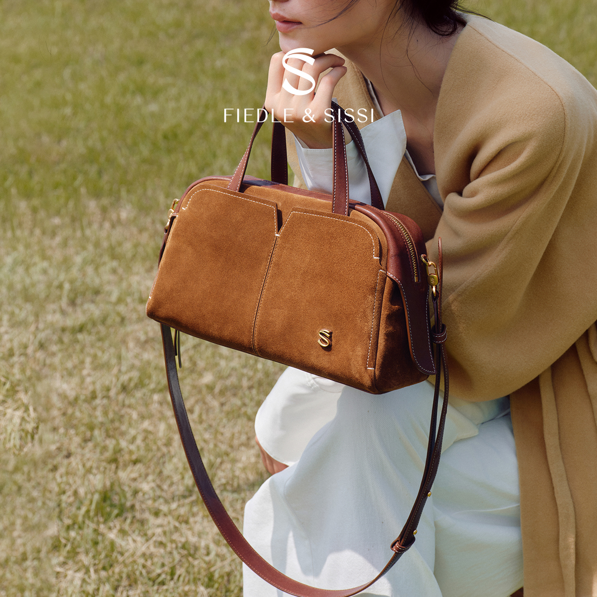 fiedlesissi/菲德茜茜云游波士顿包保龄球手提女包复古单肩斜挎包