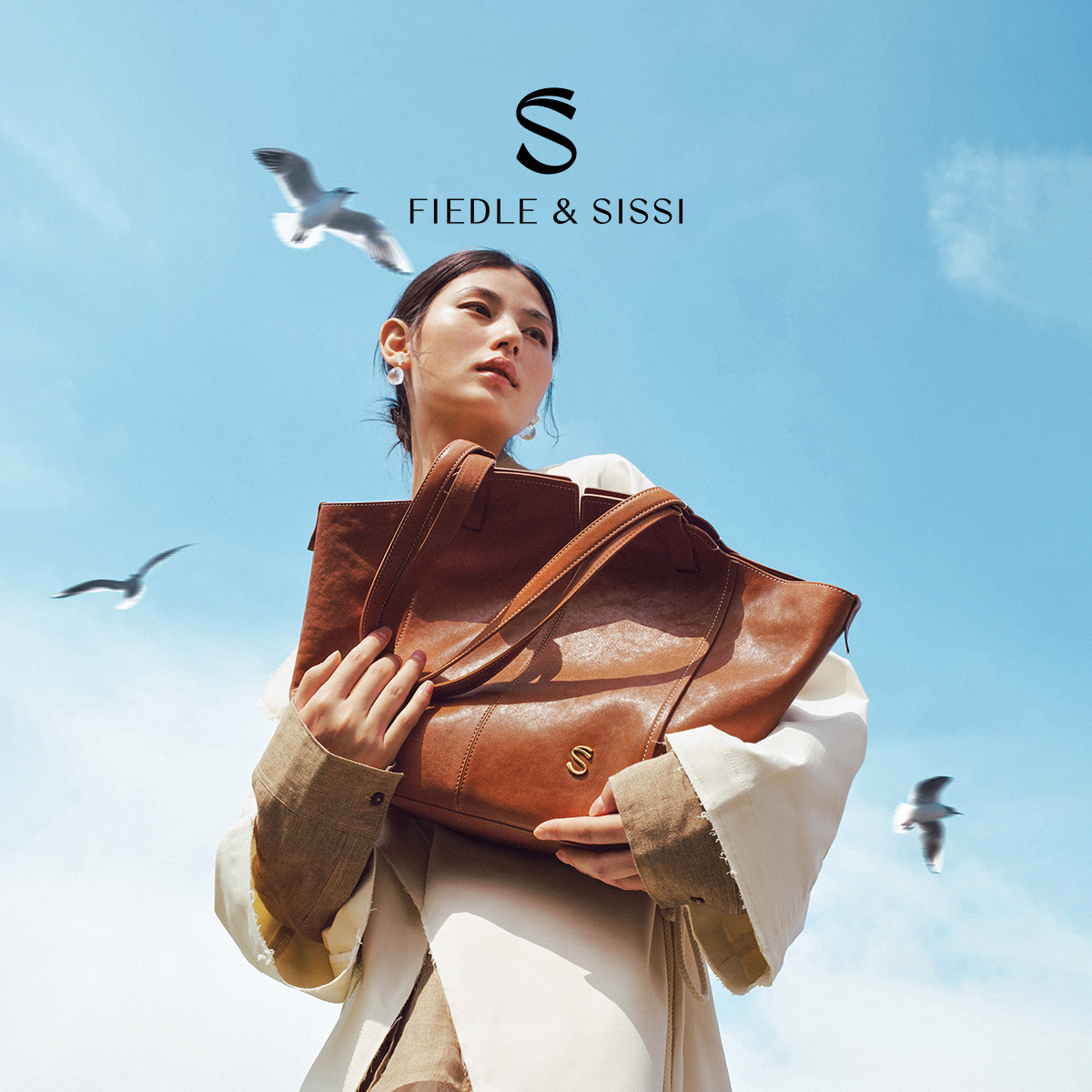 fiedlesissi/菲德茜茜飞鸟托特包通勤包,箱包皮具/热销女包/男包,托特包,淘宝优惠券,粉丝福利购,淘宝优惠卷