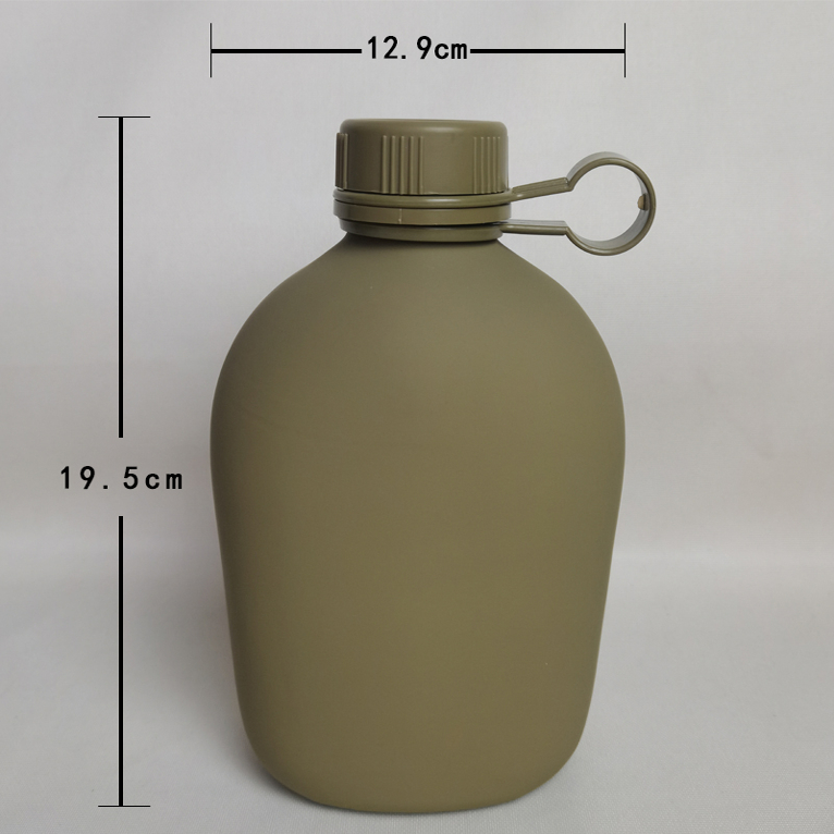 新款训练水壶户外行学生军训运动1L迷彩铝大容量加厚