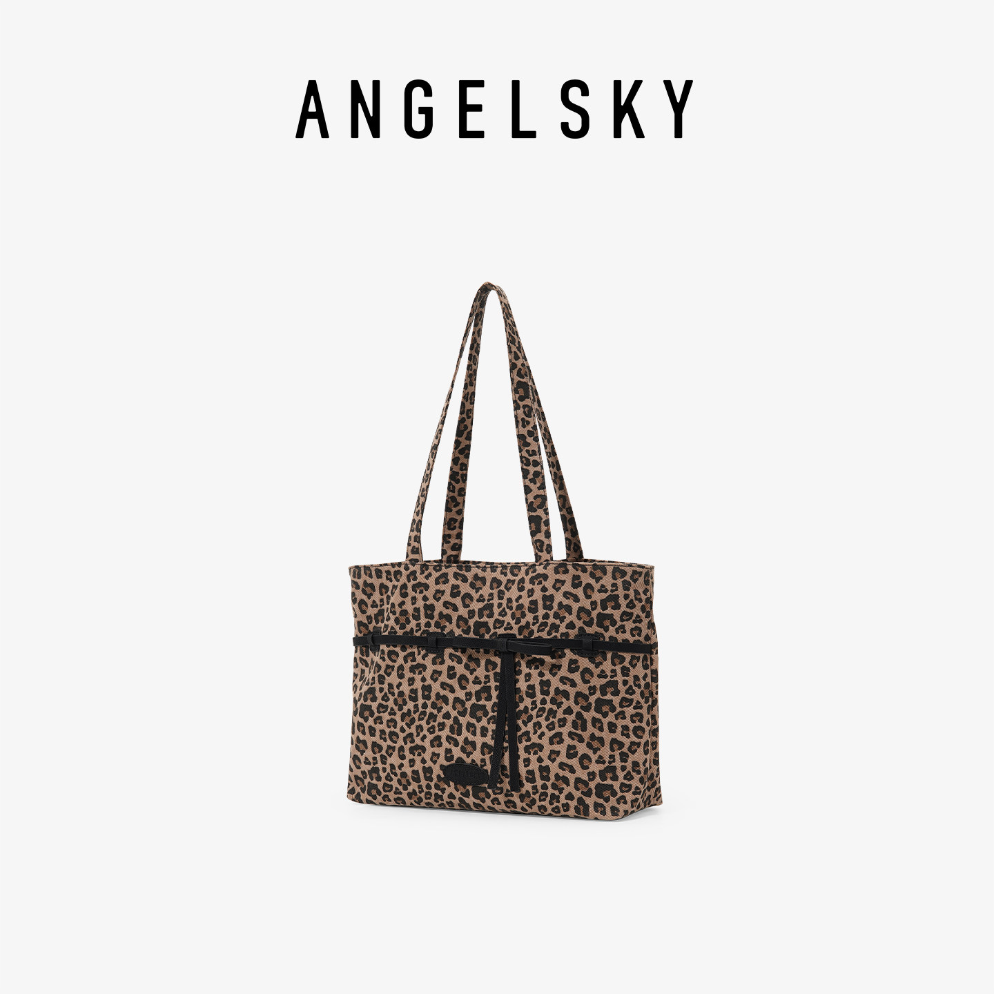 ANGELSKY秋冬小众托特豹纹包包图片