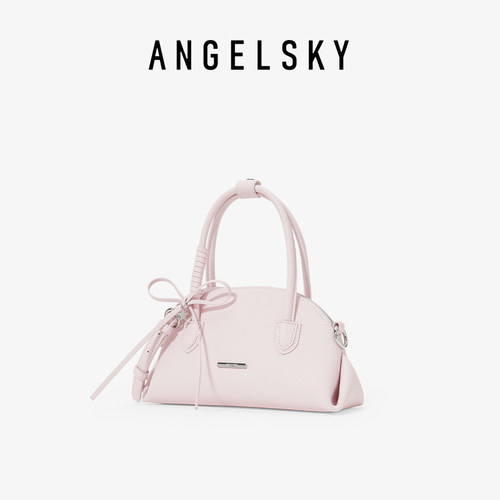 ANGELSKY斜挎包女贝壳包小众迷你
