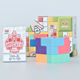 Магнитный магический куб куб кубик прозрачный сома кубический папайя всасывающий магнит магнит детские головоломки игрушки головоломки