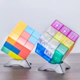 Магнитный магический куб куб кубик прозрачный сома кубический папайя всасывающий магнит магнит детские головоломки игрушки головоломки