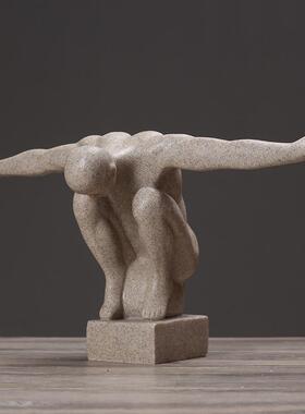 思想者沉思者思考艺术品工艺品家居装饰品雕塑古铜色人物创意摆件