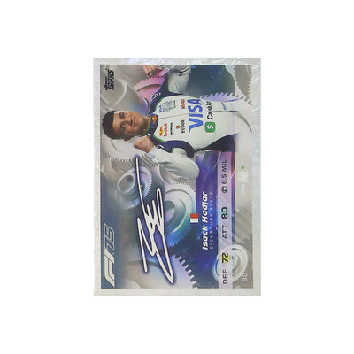 opps伊萨克哈贾尔赛车F1收藏卡