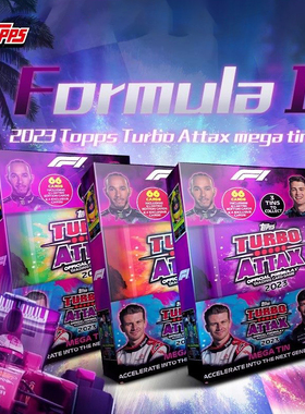 23 Topps F1 Turbo Attax Mega Tin AU 赛车卡 游戏卡 车手收藏卡